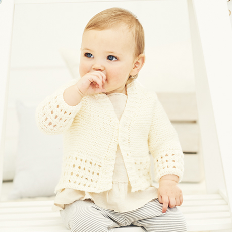 Stylecraft Special DK Babies Cardigan and Blanket Pattern 9682 - Click Image to Close
